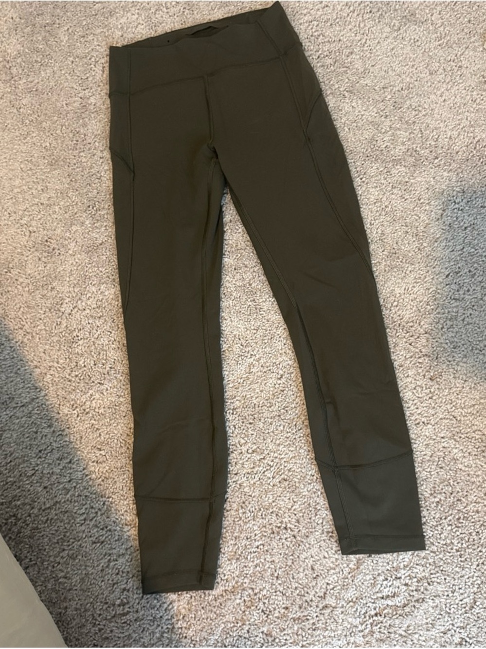 lululemon athletica Olive Green In Movement Tight 25" *Everlux